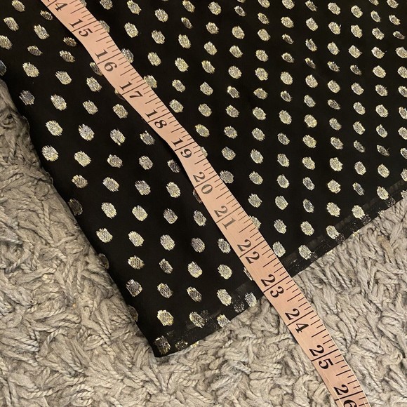 L’AGENCE NEW Jane Metallic Dot Chiffon Jacquard Spaghetti Cami Top Size XS - Picture 10 of 15